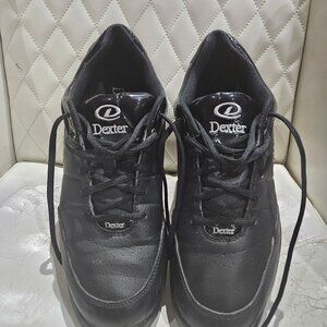 Dexter Mens Black Bowling Shoes Size 12 MEU 44.5 Slide-Rite Soles Comfortable &